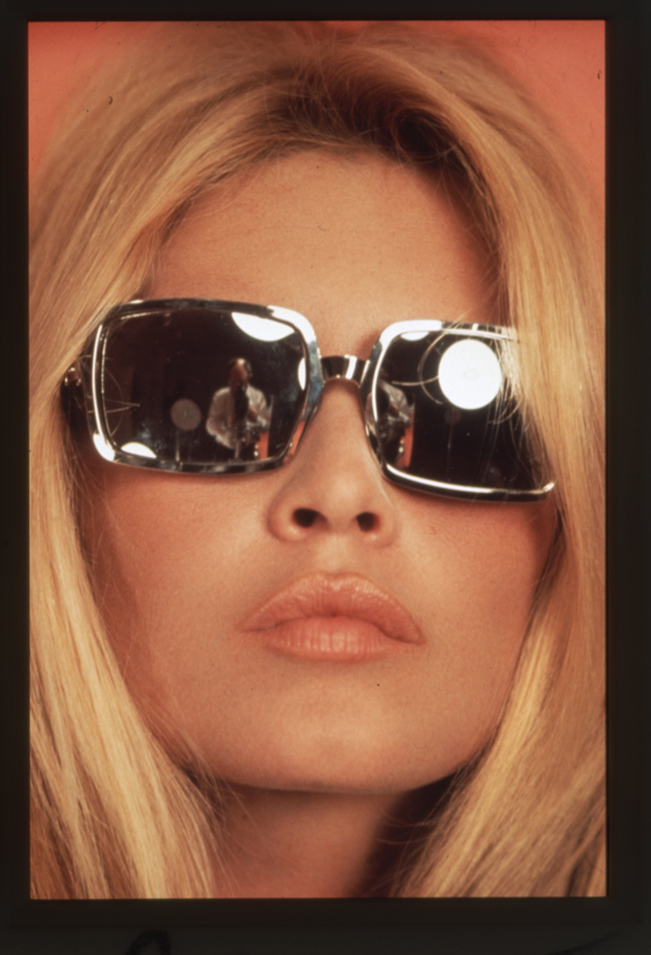 Brigitte Bardot Stunning Glamour Portrait Wearing Stylish Sunglasses Vintage Photo Agency 35mm Transparency