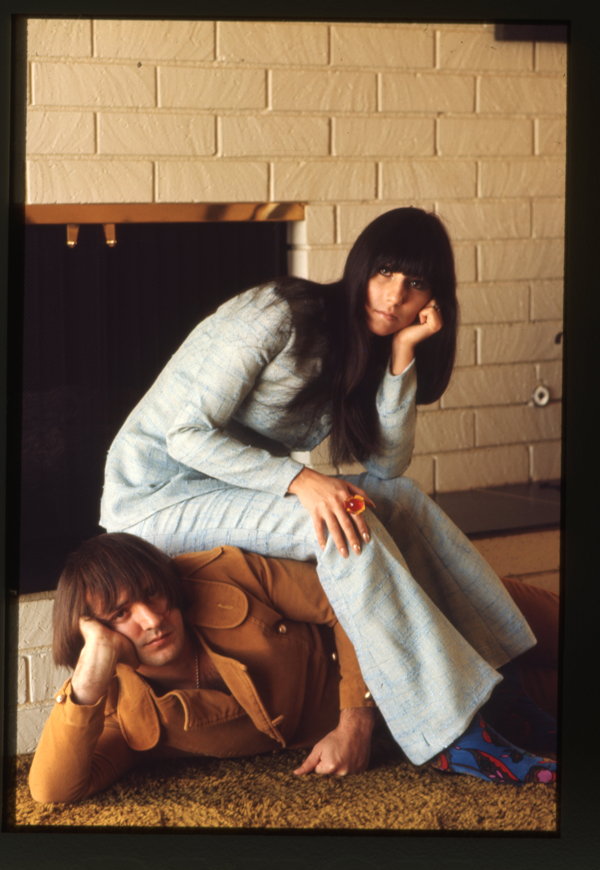 Sonny Bono and Cher Cool 1960s Photo Shoot Camera Original 35mm Transparency