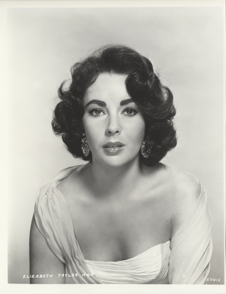 Elizabeth Taylor Breathtaking Glamour Portrait Original 8x10 Silver Gelatin